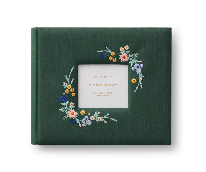 Wildwood Embroidered Heirloom Photo Album