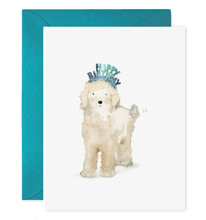 Labradoodle Birthday Card