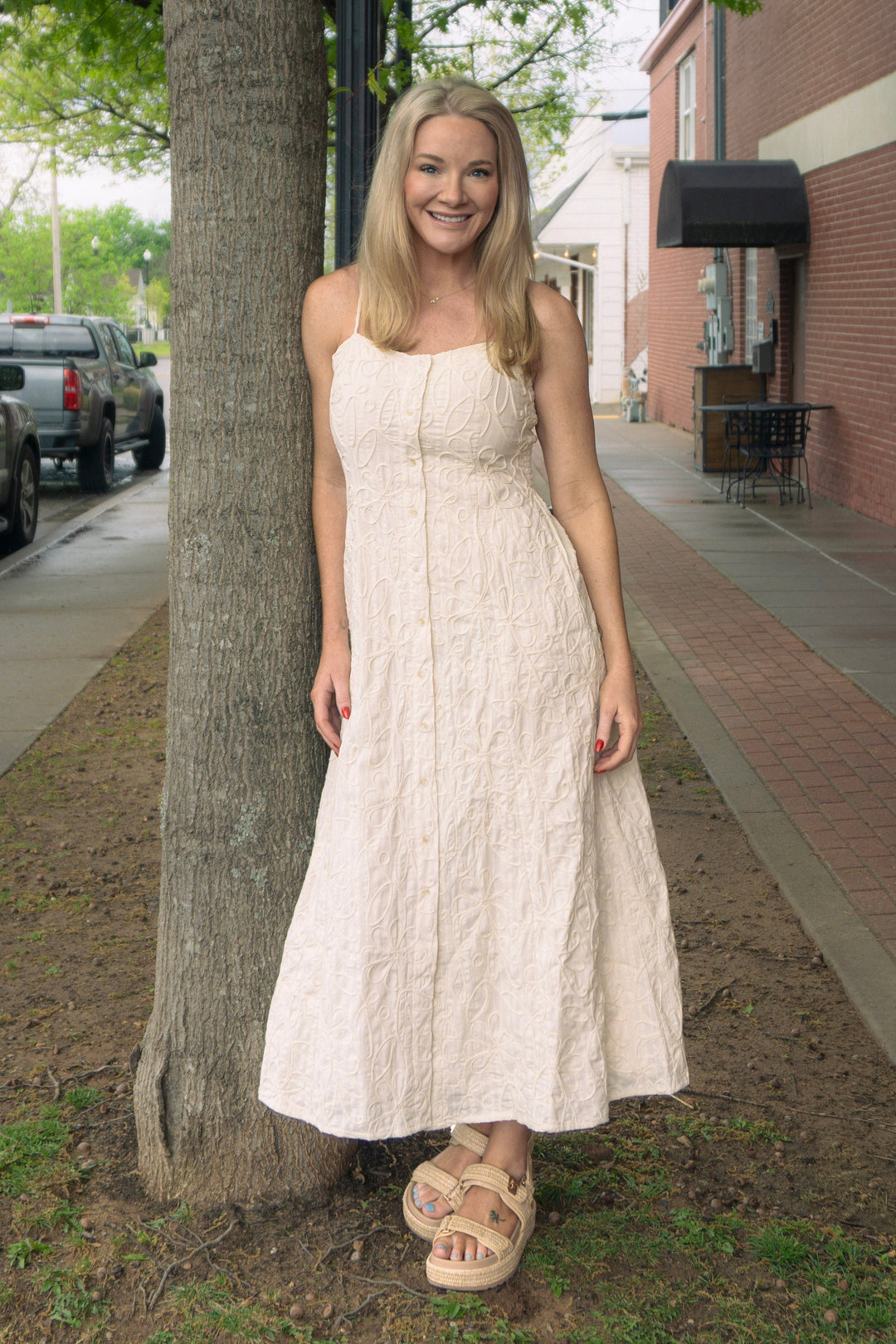 Angel Eyes Midi Dress