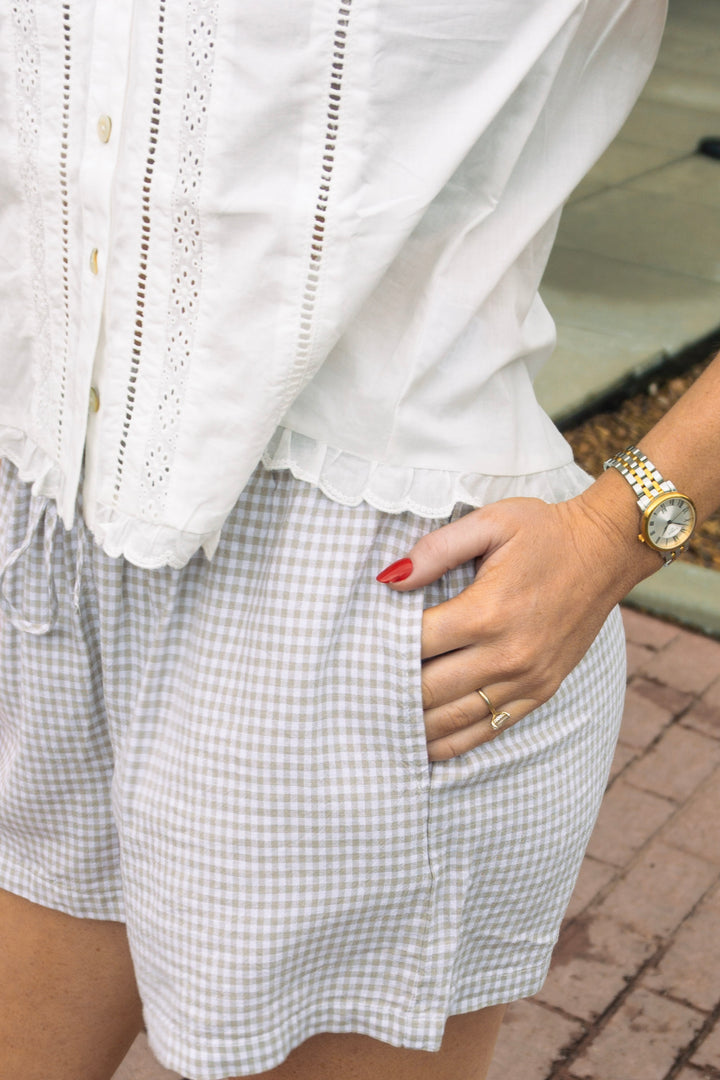 Tanner Gingham Shorts
