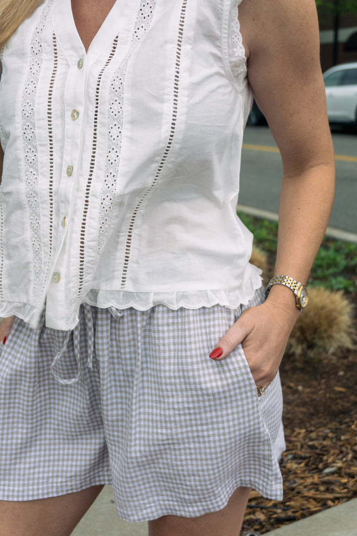 Tanner Gingham Shorts