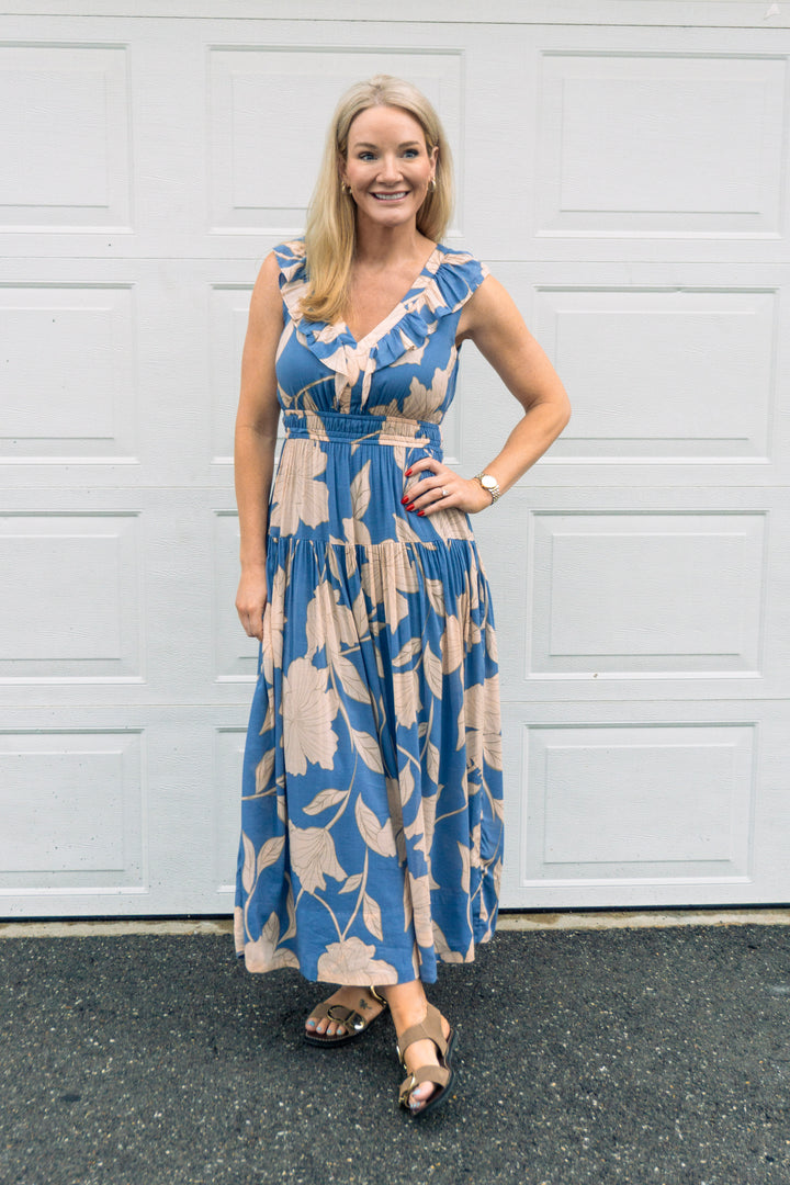 Malene Bloom Floral Maxi Dress