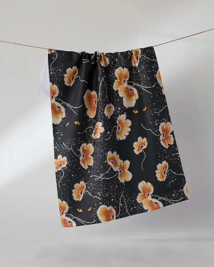 Cats Eye Tea Towel