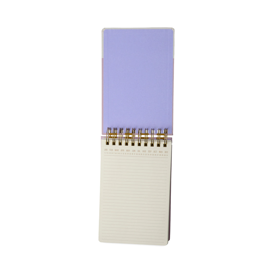Lilac + Ochre Stripes Chunky Notepad
