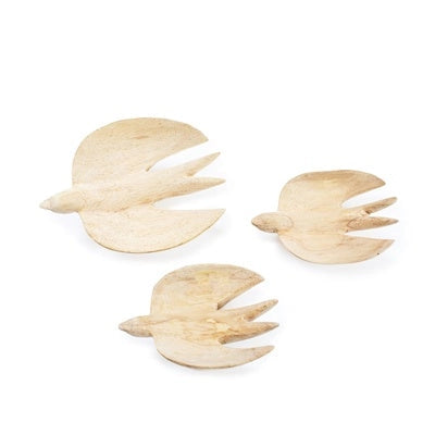 Hand Carved Decorative Birds