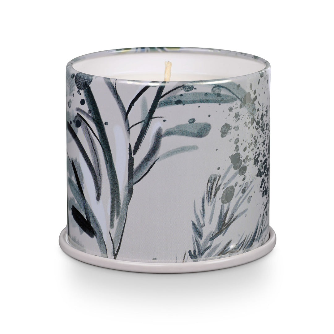 Winter White Tin Candle