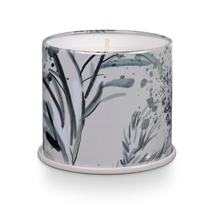 Winter White Tin Candle