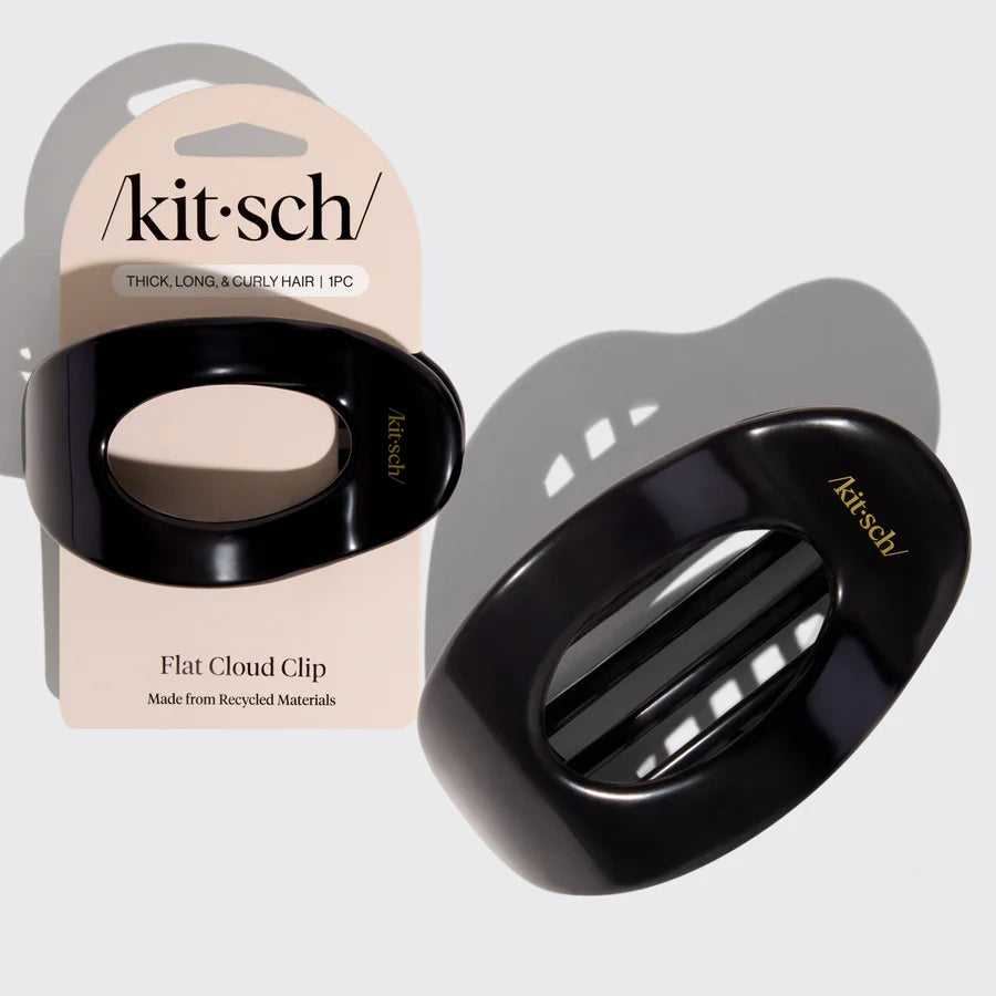 Black Flat Cloud Clip