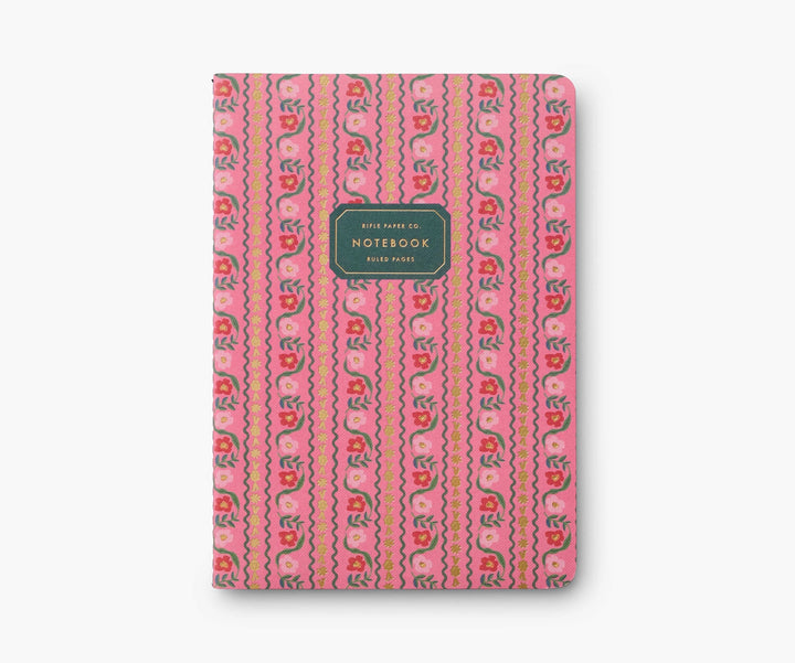 Set of 3 Dahlia Notebooks