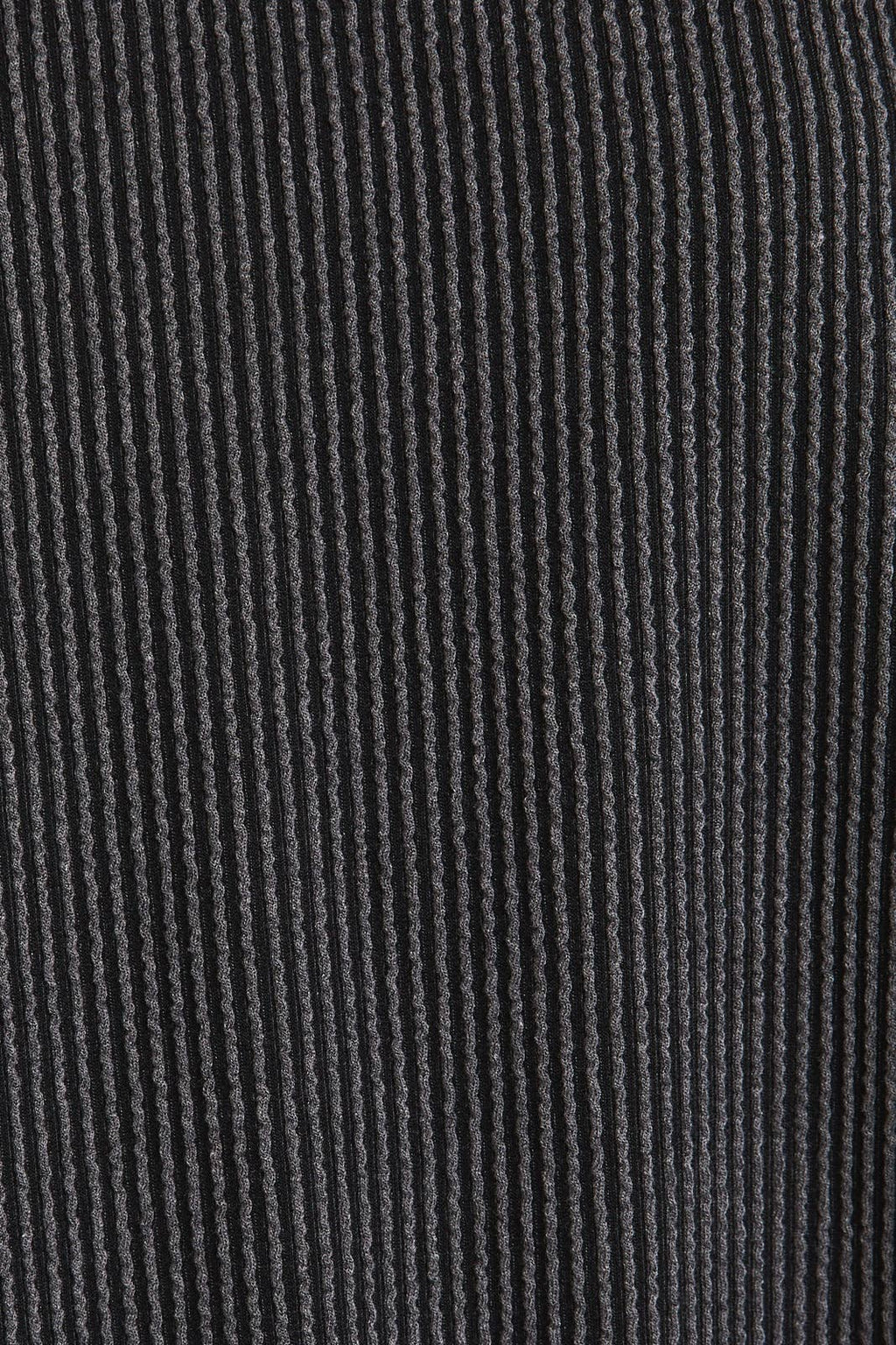 Round Neck Long Sleeve Cut Edge Detail Top