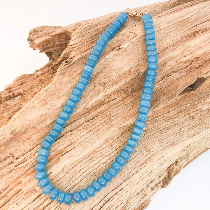 Rondelle Gemstone Layering Necklace