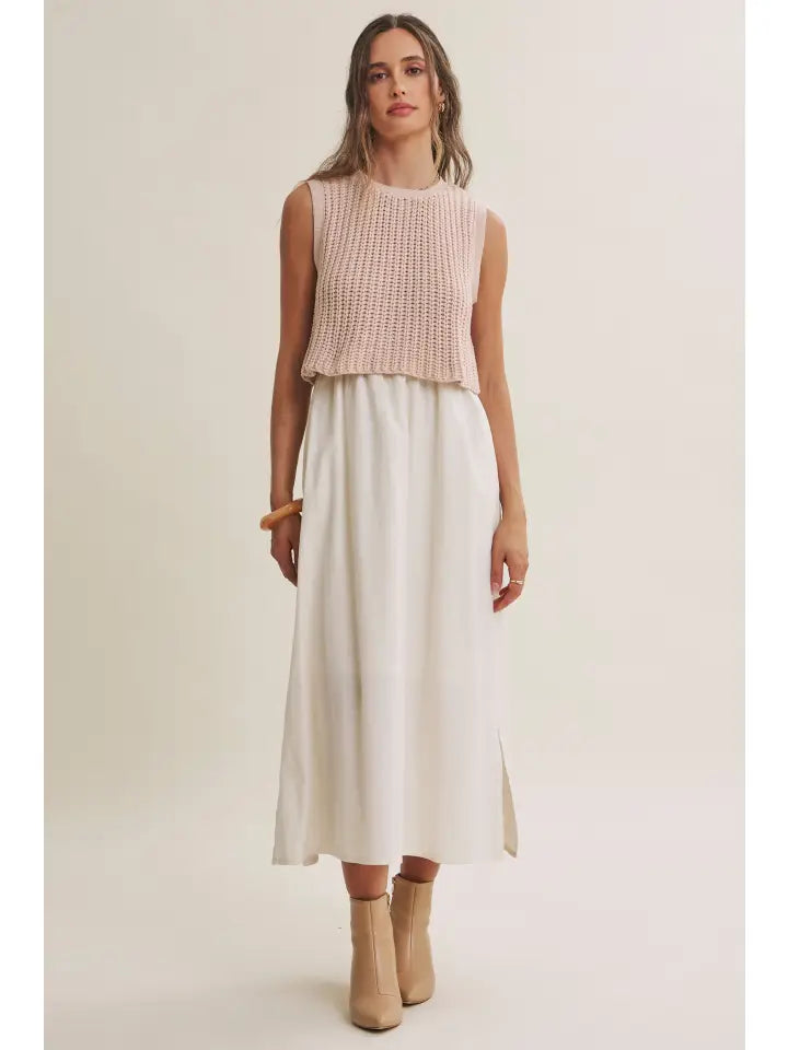Karolina Chunky Sweater Midi Dress