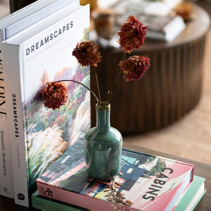 Hand Painted Stoneware Vases
