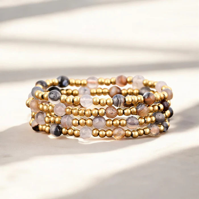 Stacked Beaded Bracelet Set