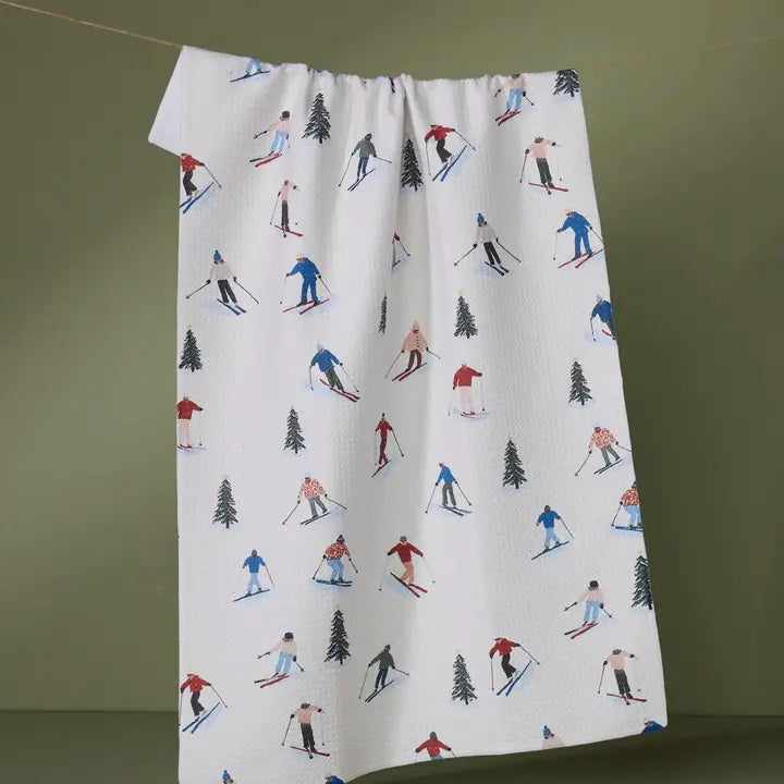 Holiday Geometry Tea Towels