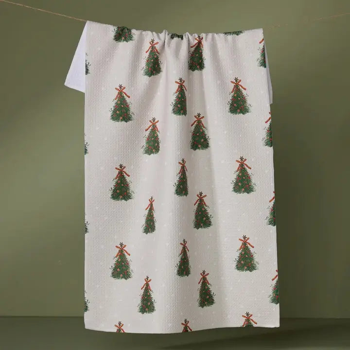 Holiday Geometry Tea Towels