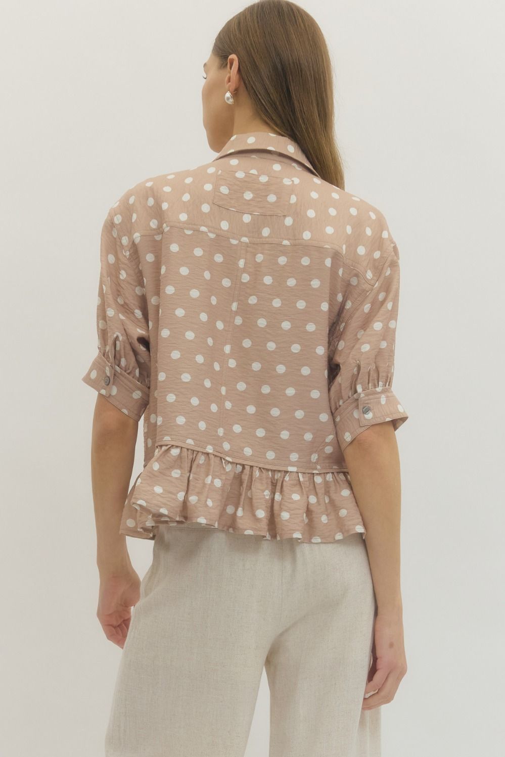 Mimi Polka-Dot Blouse