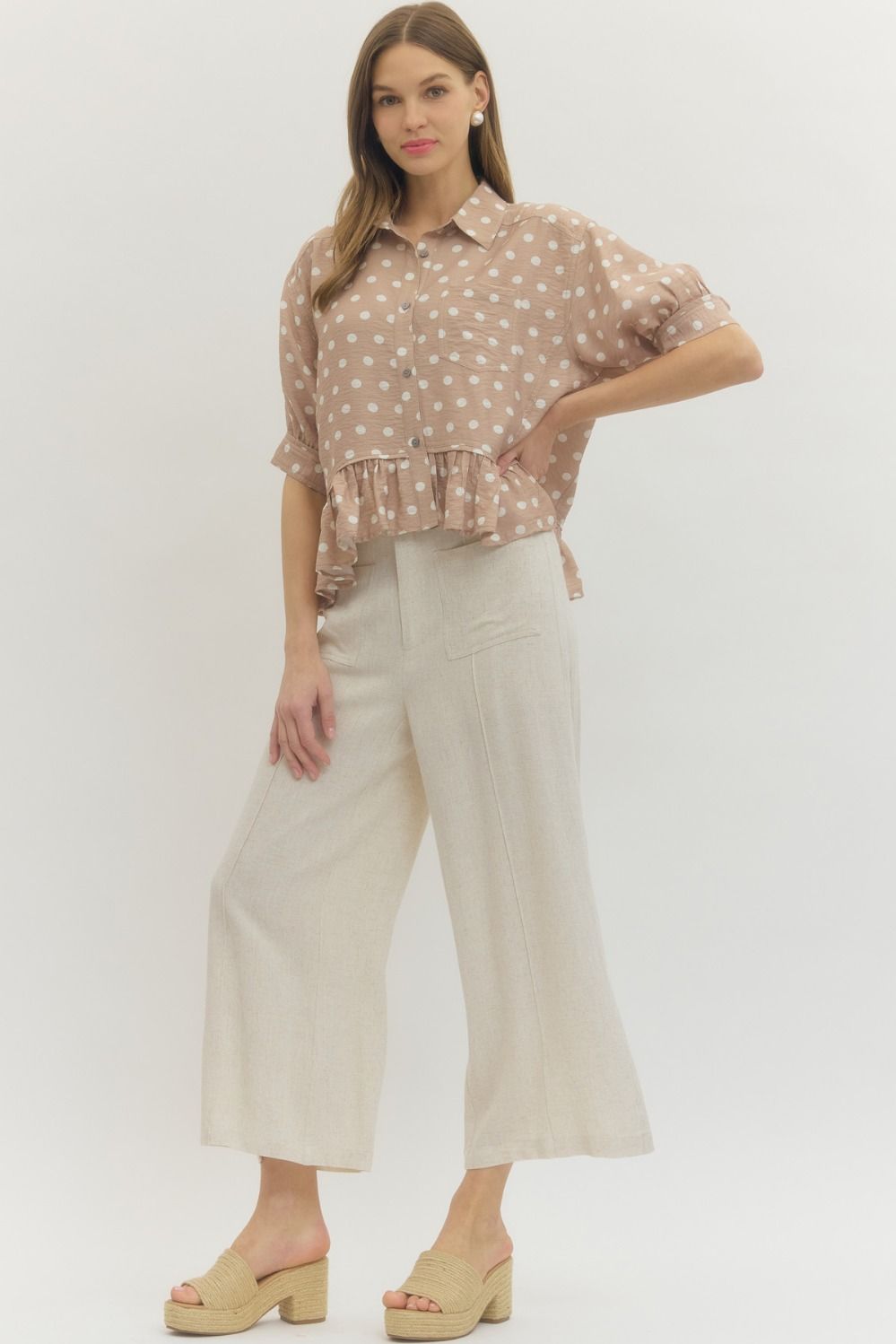 Mimi Polka-Dot Blouse