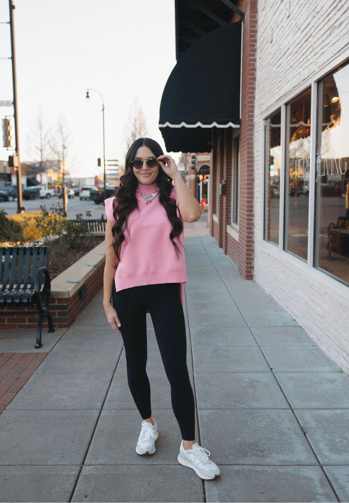 Bailey Mock Neck Knit Top