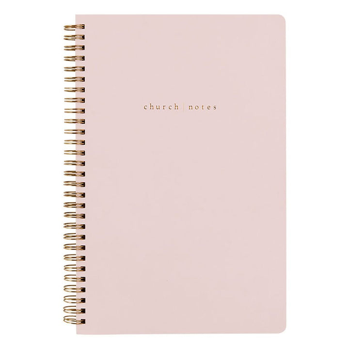 Blush Pink Church Notebook
