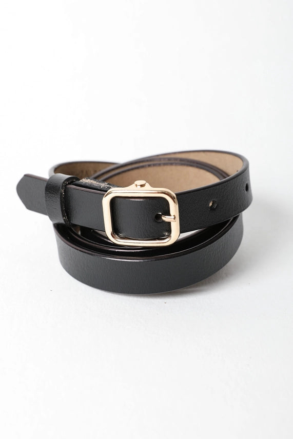 Classic Narrow Leather Belt