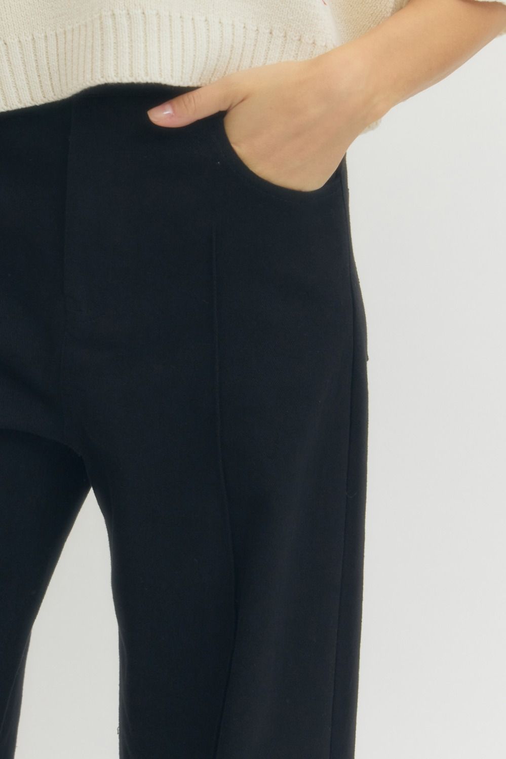 Blake Wide-Leg Pants - Black