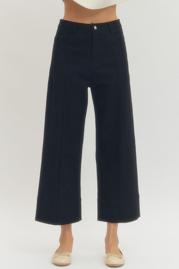 Blake Wide-Leg Pants - Black