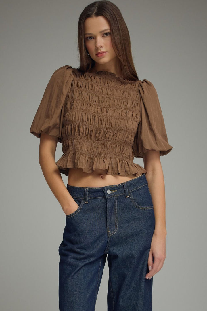 Bren Peplum Top