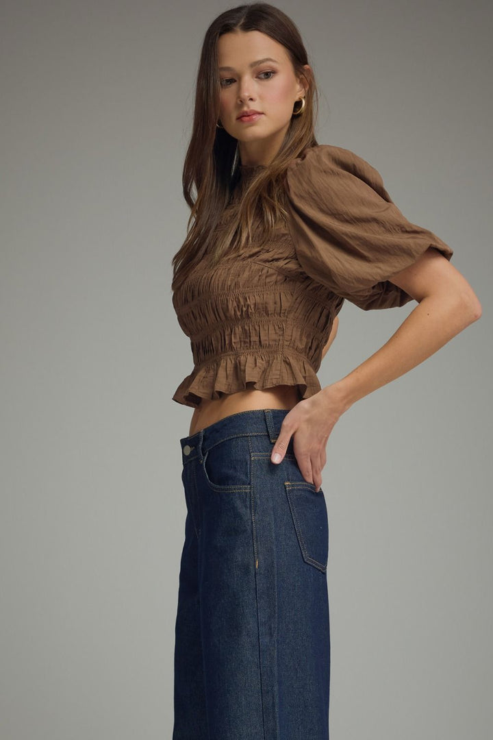 Bren Peplum Top