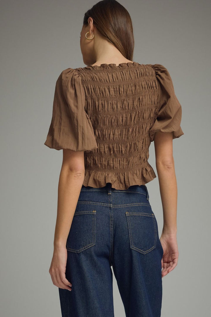 Bren Peplum Top