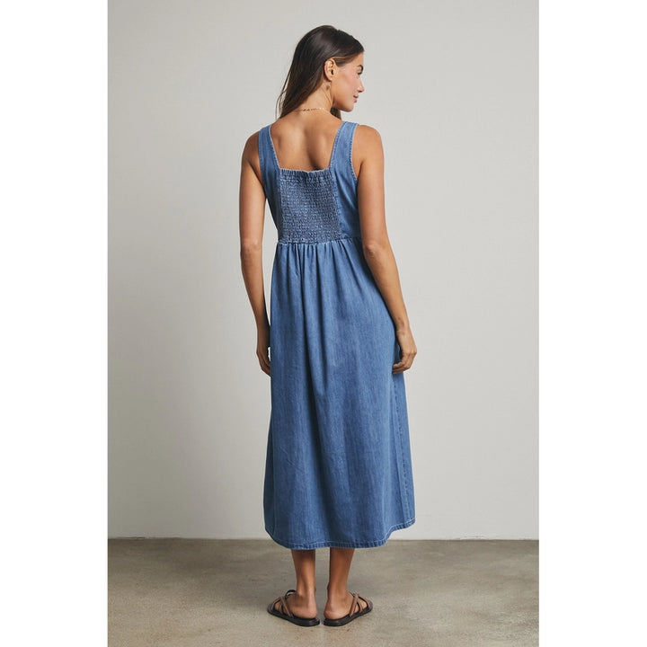 Bridget Demin Midi Dress