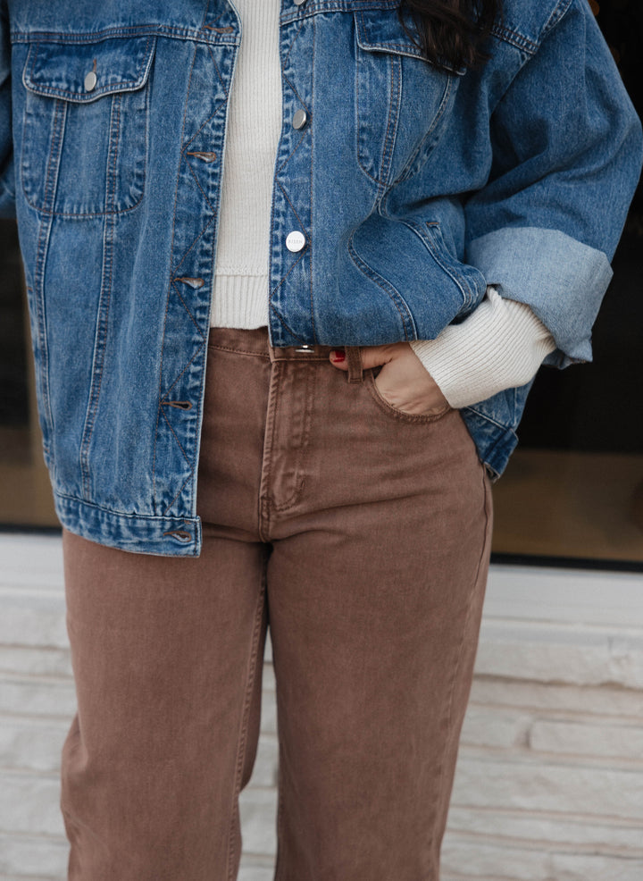 Molly Washed Denim Pants