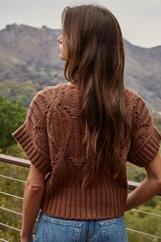 Brown Knit Sweater