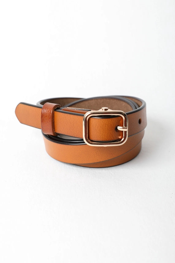 Classic Narrow Leather Belt