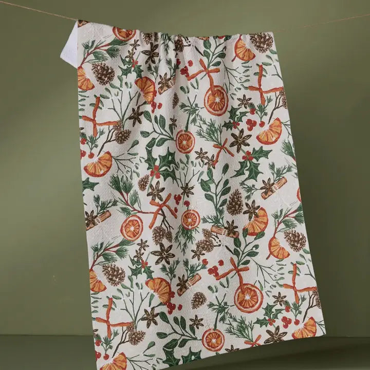 Holiday Geometry Tea Towels