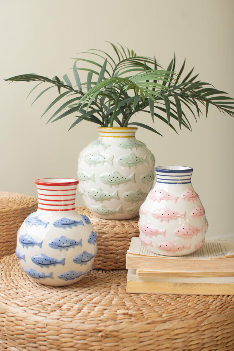 Ceramic Fish Vase