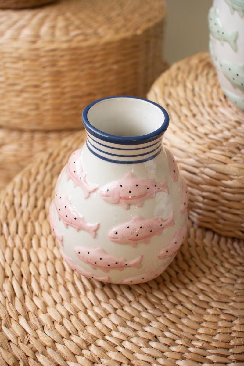 Ceramic Fish Vase