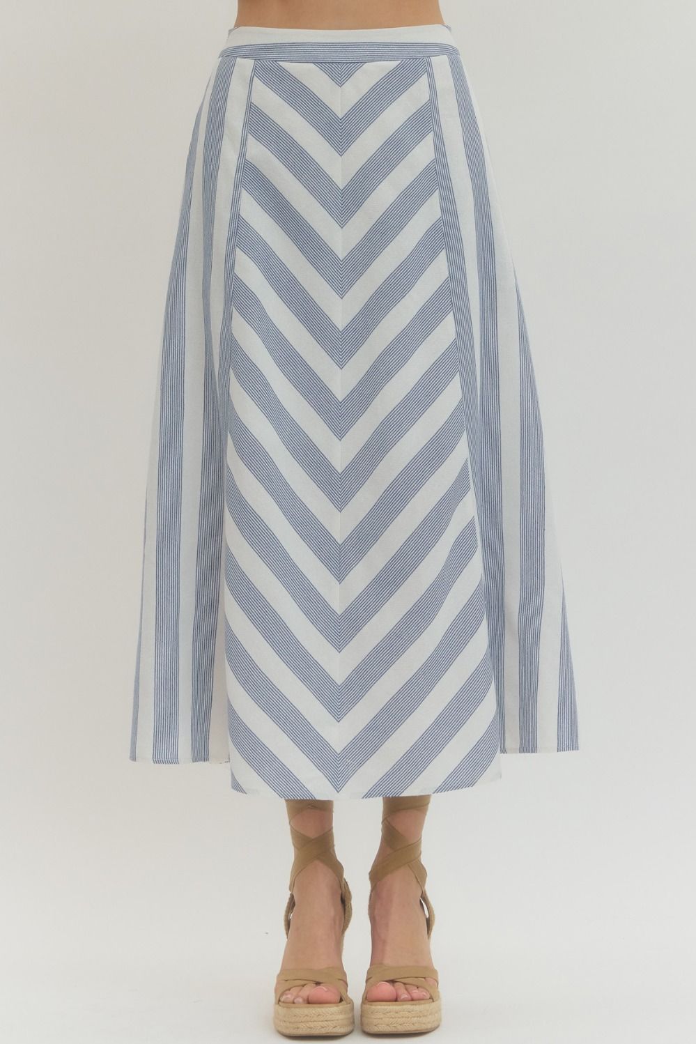 Norah Chevron Skirt Set