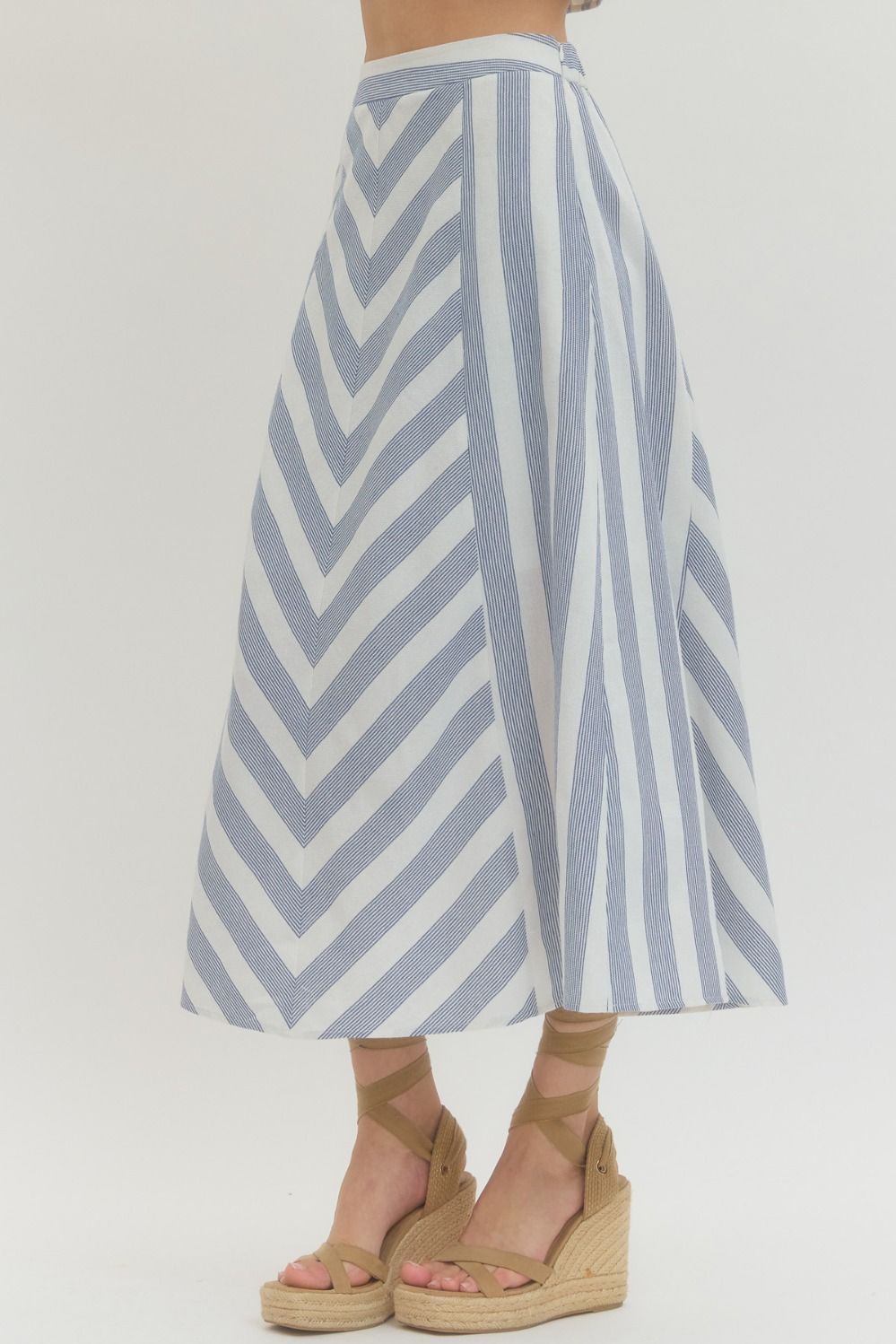 Norah Chevron Skirt Set