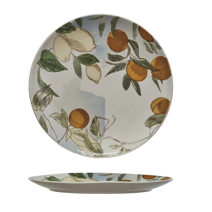 Citrus Stoneware Platter