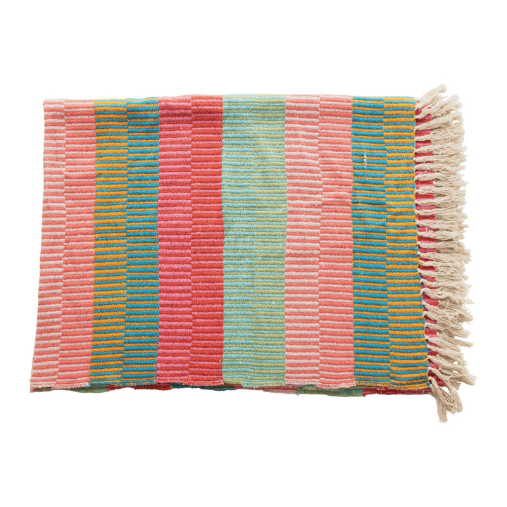 Juicy Fruit Striped Blanket