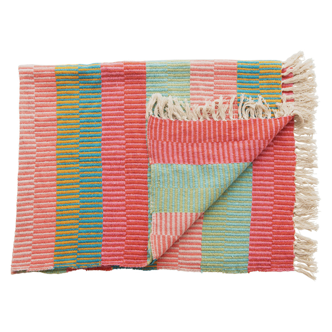 Juicy Fruit Striped Blanket