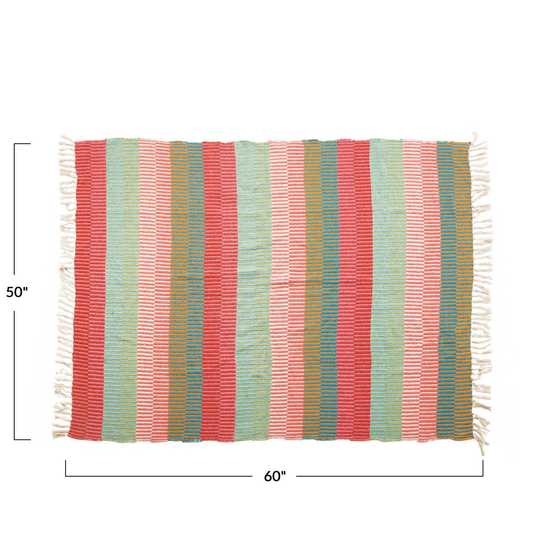 Juicy Fruit Striped Blanket