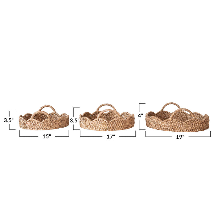 Scalloped Trays