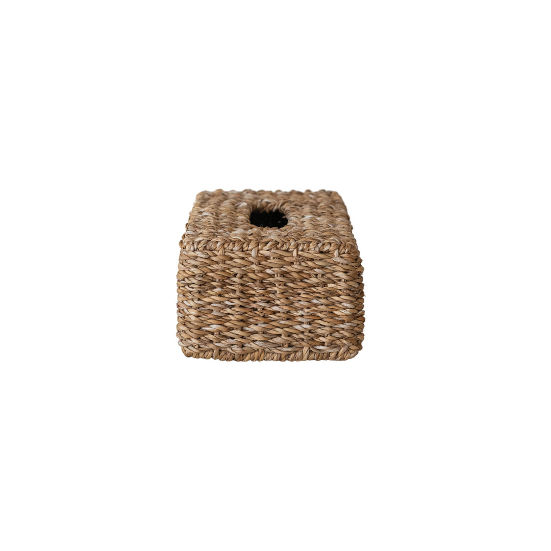 Hand-Woven Tissue Box Cover