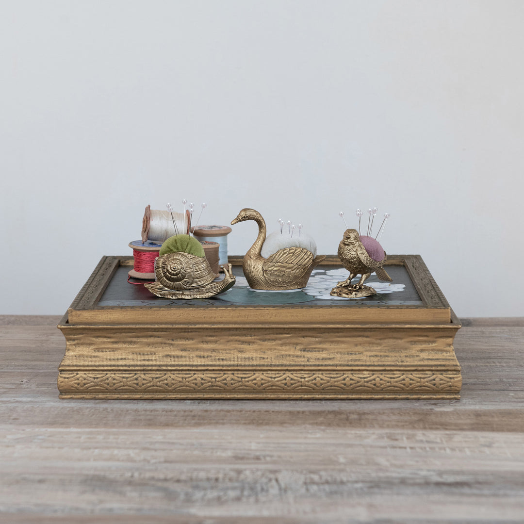 Brass Velvet Pin Cushion