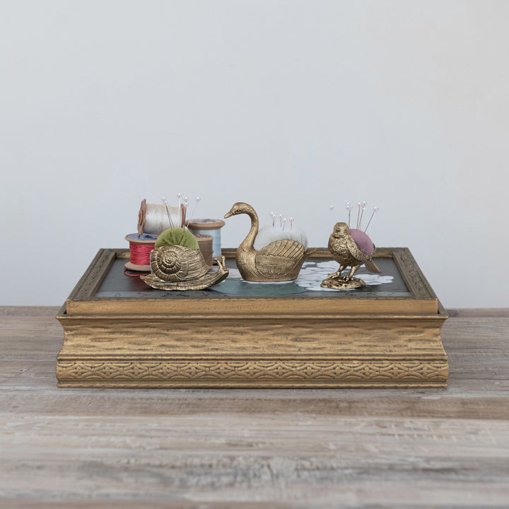 Brass Velvet Pin Cushion