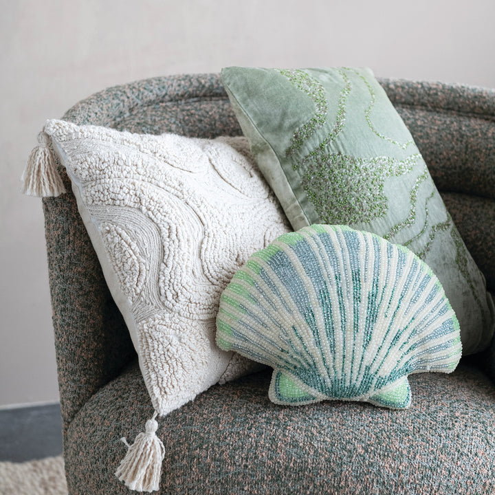 Cotton Tufted Lumbar Pillow
