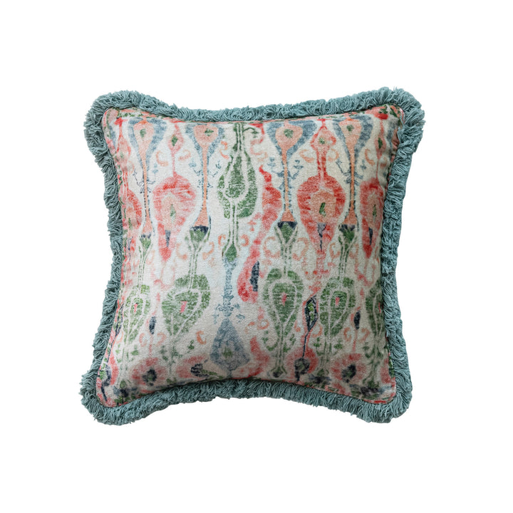 Velvet Patterned Pillow