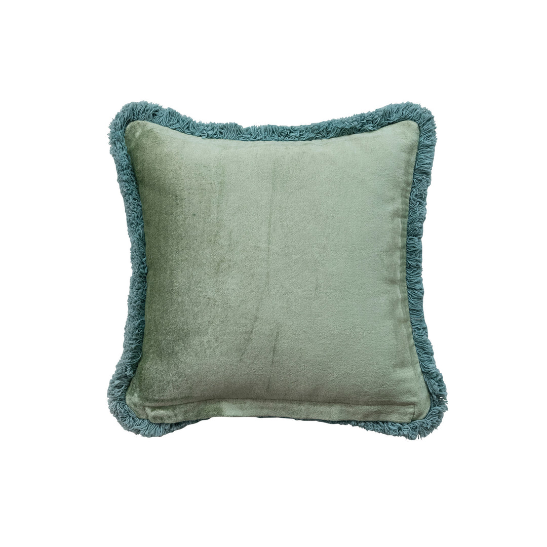 Velvet Patterned Pillow